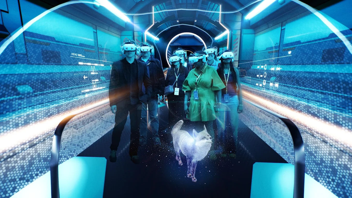 Interstellar Arc immersive VR space experience at AREA15