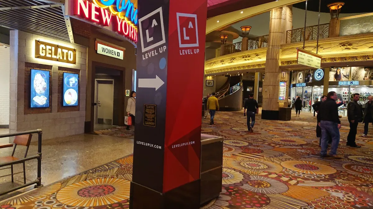 Level UP gaming lounge at MGM Grand