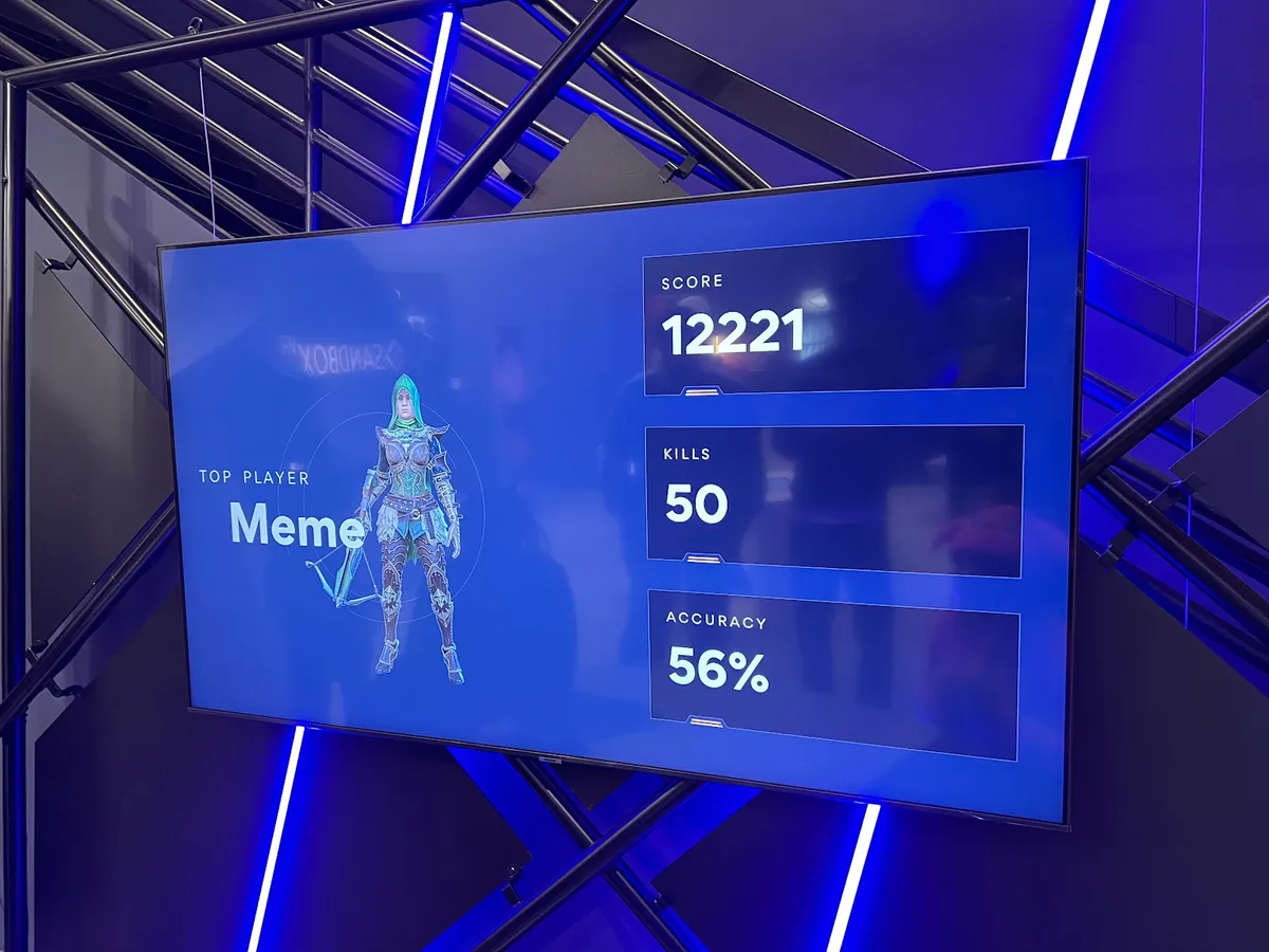 Sandbox VR game environment