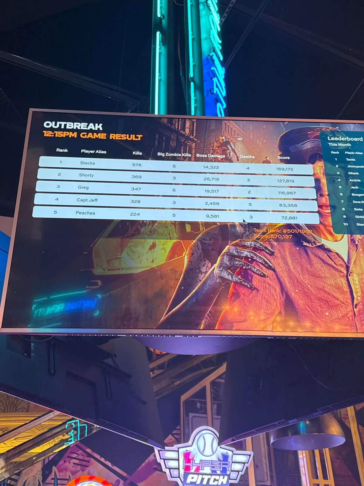 Zero Latency free-roam VR arena